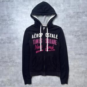 Y2K Aeropostale 00s Times Square New York Zip Up Hoodie